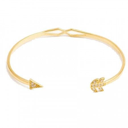 Arrowhead armbånd forgylt sølv