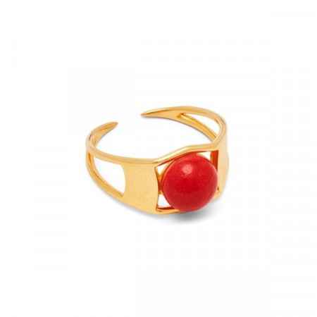 Arch ring rose/rød