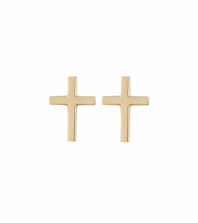 Edblad Spirit cross studs gold