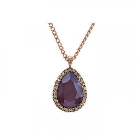 Amy necklace rose lacquer