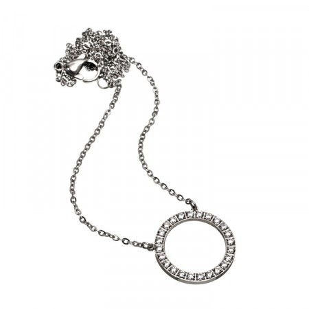 Glow Necklace Short Steel