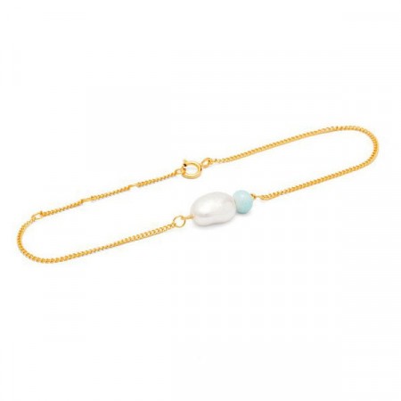 Baroque armbånd turkis