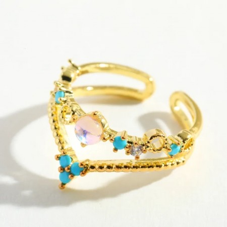 AVI Jewels Burma ring gold
