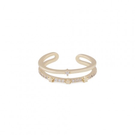 Snö of Sweden Stellaris ring gold