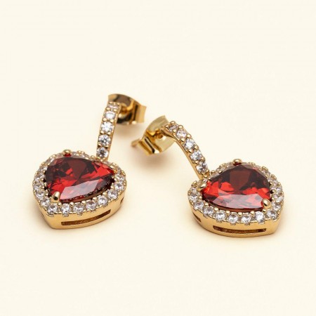 Lily and Rose Rose earrings - Garnet