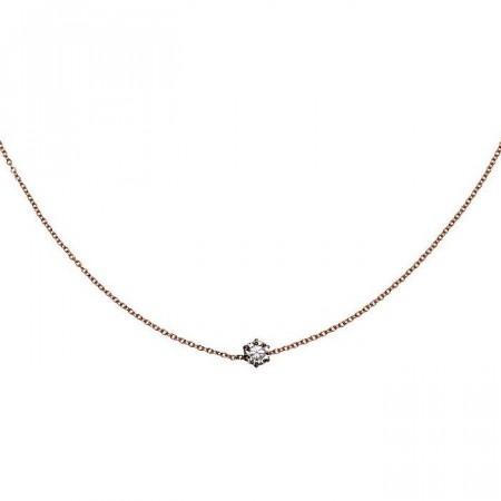 Crown Necklace Rose Gold