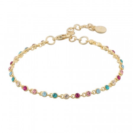 SNÖ Stine small bracelet gold/mix cerise