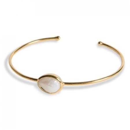 Gull bangle Pure med perle
