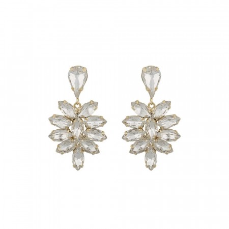 SNÖ Smith pendant earring gold/clear
