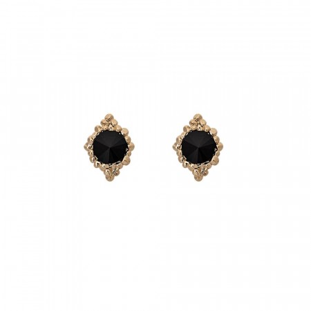 Miss Bonnie earrings jet/gold