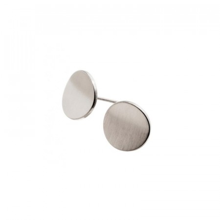 Concave Studs Matt Steel