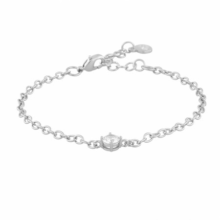 SNÖ Luire stone chain bracelet silver/clear