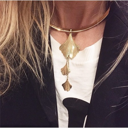 Dyrberg/Kern Deirdra necklace shiny gold
