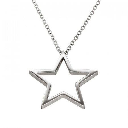 Nova Necklace Long Steel