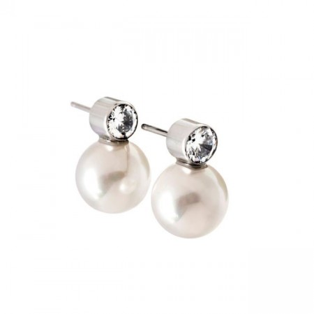 Luna Studs Large Steel