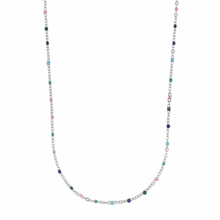 SNÖ Blossom necklace silver mix