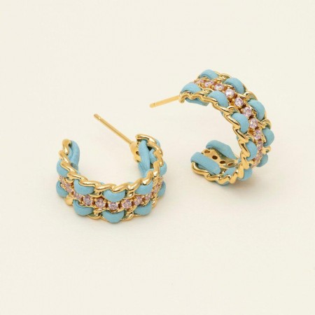 Lily and Rose Coco hoops - Bluebell