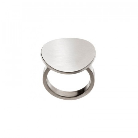 Concave Ring Matt Steel