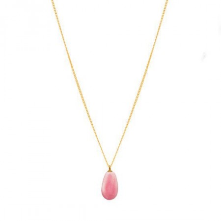 Drop smykke heather/rosa