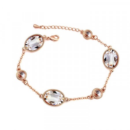 Aurora goddess clear bracelet