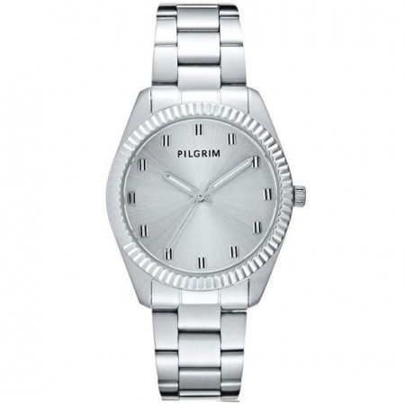 PILGRIM klokke Autumn metal silver edition