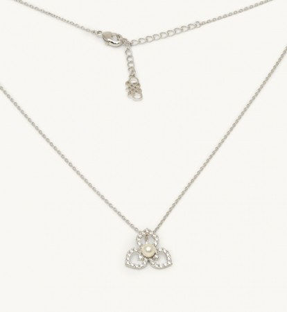 Lily and Rose Elise necklace - Ivory pearl (silver)