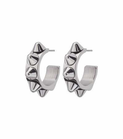 Edblad Peak mini hoops sølv