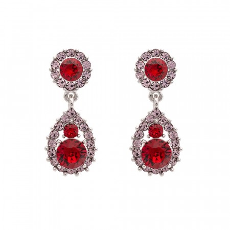Sofia earrings scarlet