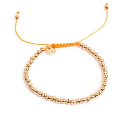 A&C Oslo Candy color makrame armbånd orange