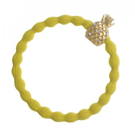 Hårstrikk/armbånd med ananas