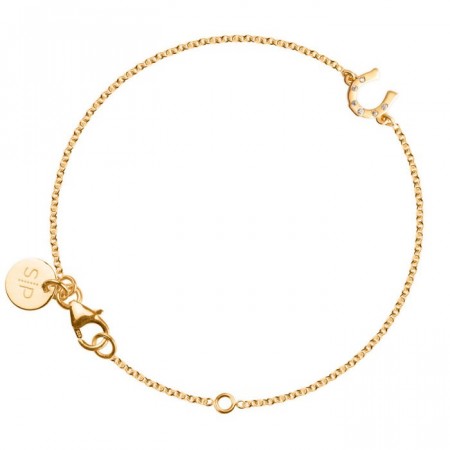 Lucky me bracelet horseshoe gold