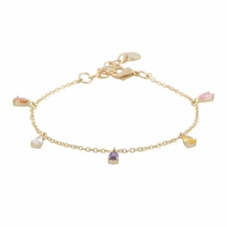 SNÖ Clementine charm bracelet gold/mix