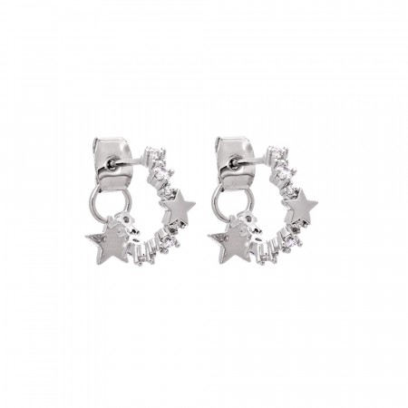 Petite Capella earrings crystal/silver
