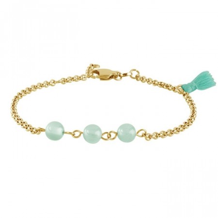 Dyrberg/Kern Calista bracelet green amazonite