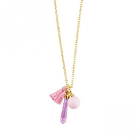 Dyrberg/Kern Sissy necklace rose quartz