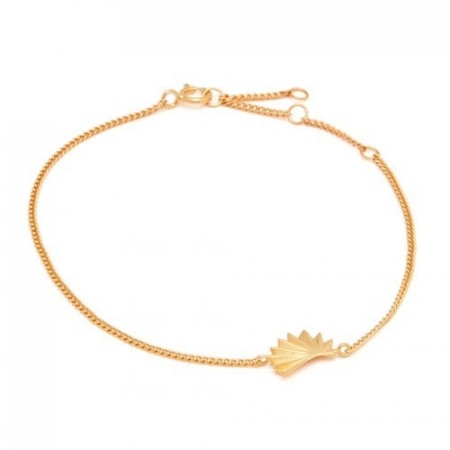 Origami bracelet gold