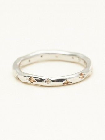 YLVA LI Petite Bertha ring - Silver