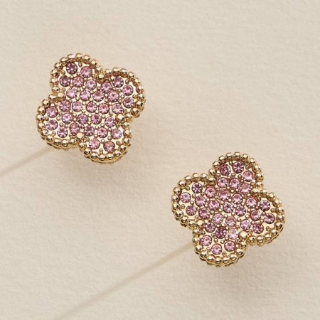 AVI Jewels Como earrings pink/gold