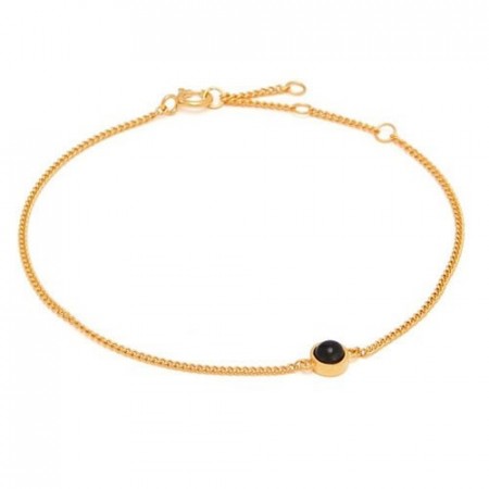 Fall Bracelet With Black Pearl