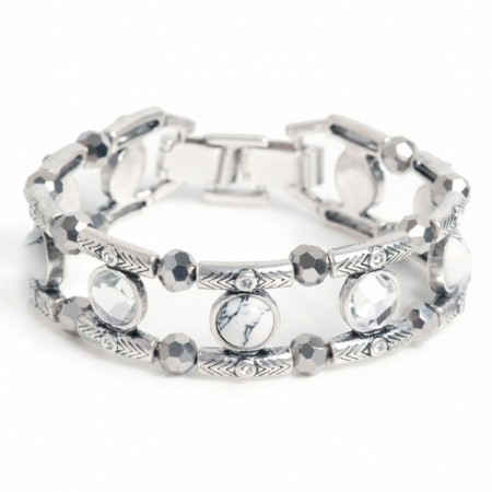 A&C Native bracelet white silver