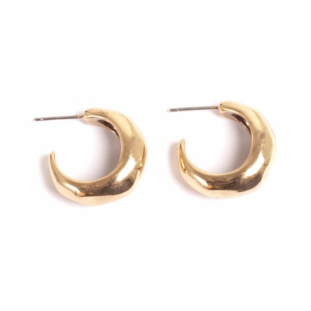 A&C tykke øreringer Sculptured hoops