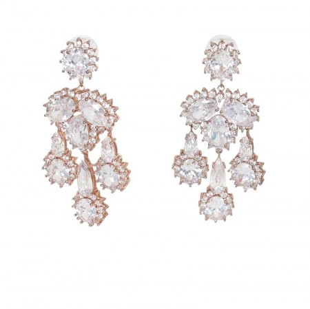Diana clear/rosegold