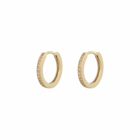 SNÖ Camille ring earring gold/champagne