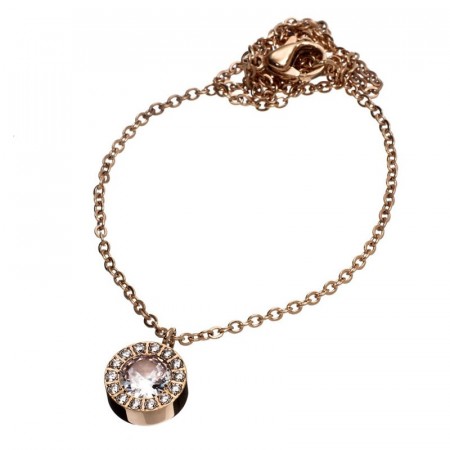 Thassos necklace rose gold