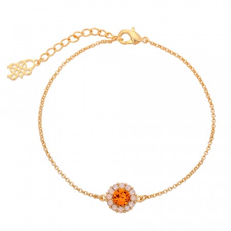 Armbånd Celeste topaz rose