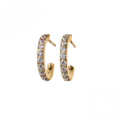 Glow earrings mini gold