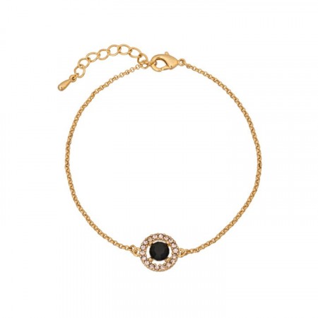 Miss Miranda bracelet jet gold