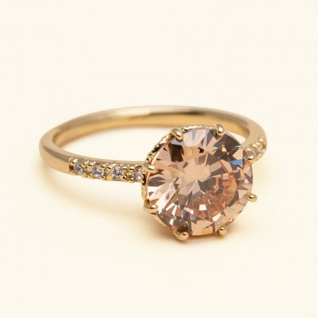 Lily and Rose Elenora ring - Champagne 19mm (gold)