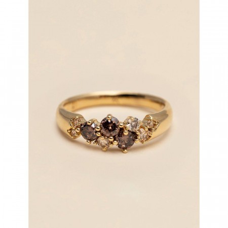 YLVA LI Meadow ring - Chestnut
