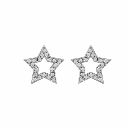 SNÖ Feliz small frame earring silver/clear